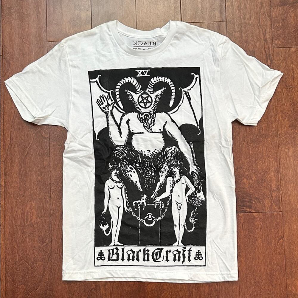 Blackcraft Cult White Graphic Tee, Size Small